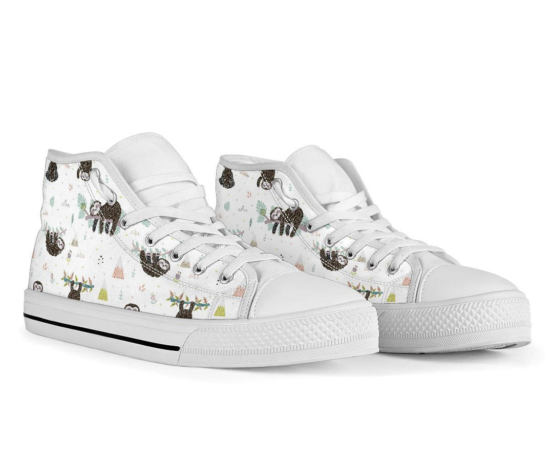 Dreamer Sloth Shoes High Top Sloth Sneakers